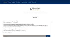 Desktop Screenshot of e-partitions.fr