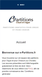 Mobile Screenshot of e-partitions.fr